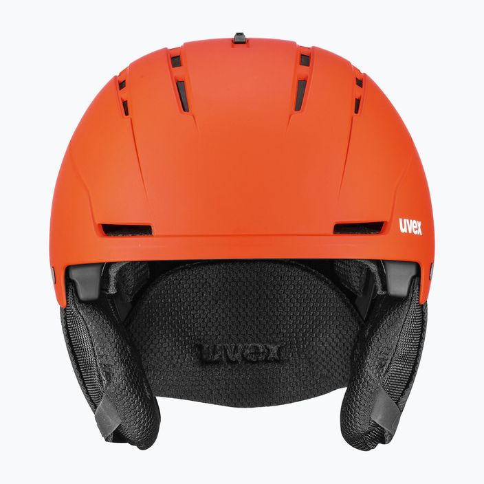 UVEX Stance Mips ski helmet fierce red/black matt 8