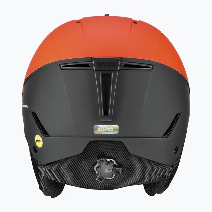 UVEX Stance Mips ski helmet fierce red/black matt 9