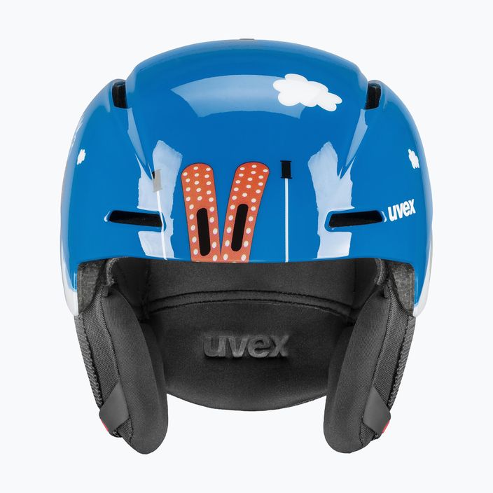 UVEX children's ski helmet Viti blue bear 7