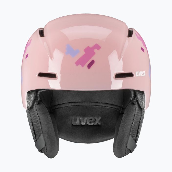 UVEX children's ski helmet Viti pink puzzle 7
