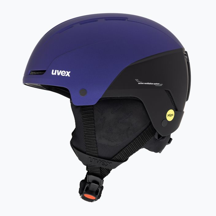 Ski helmet UVEX Stance Mips purple bash/black matt 5