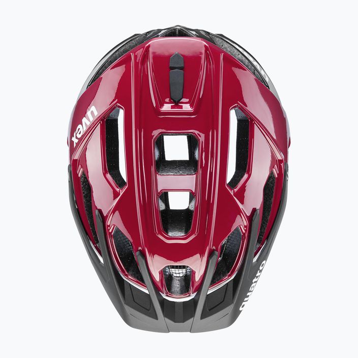 Bike helmet UVEX Quatro ruby red/black 4