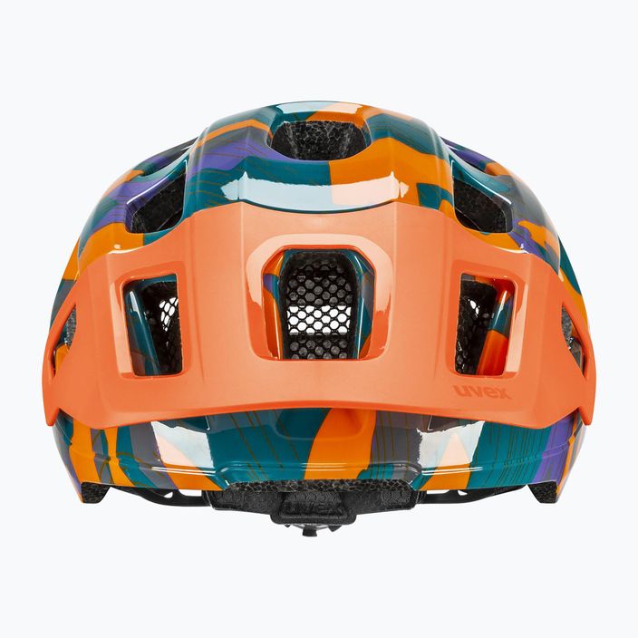 Children's bike helmet UVEX React Jr papaya camo 2