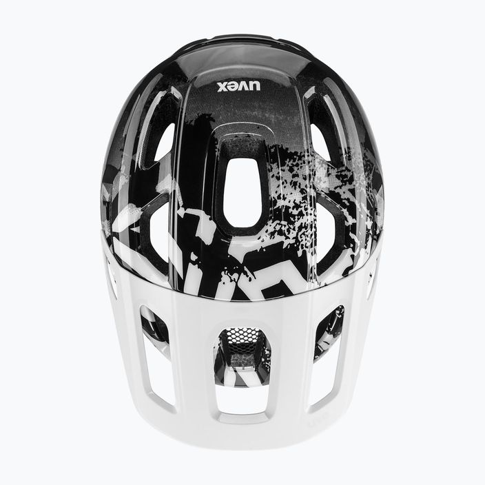 Children's bike helmet UVEX React Jr white/black 4