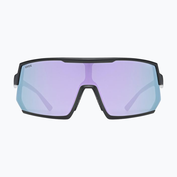 UVEX Sportstyle 235 black mat/mirror lavender sunglasses 2