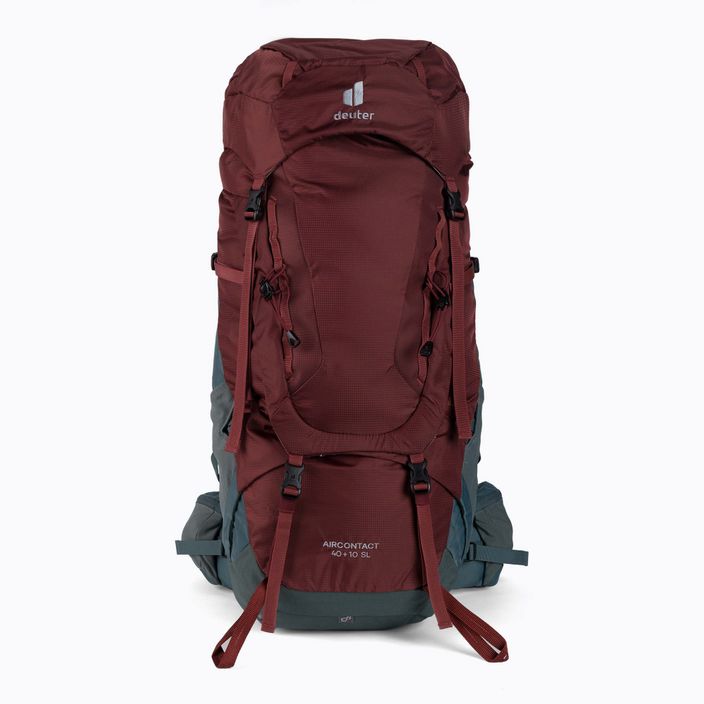 Women's trekking backpack deuter Aircontact SL 40+10 l red 3320021