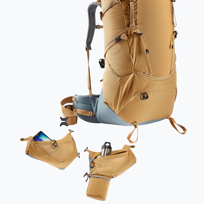 Deuter Aircontact Core 60 + 10 l trekking backpack brown 335052263180 21