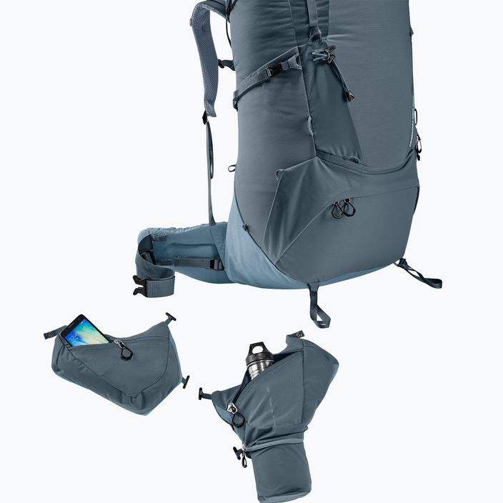 Deuter Aircontact 70 + 10 l trekking backpack grey 335072244090 16