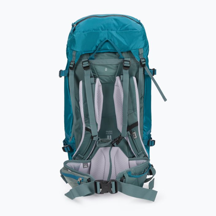 Women's mountaineering backpack deuter Guide SL 42+8 l blue 336122113540 4