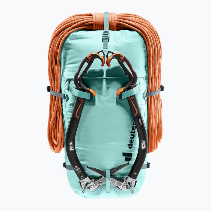 Women's climbing backpack deuter Durascent 42+10 l SL glacier/graphite 6