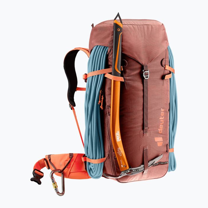 Deuter Guide climbing backpack 34+8 l redwood/papaya 6