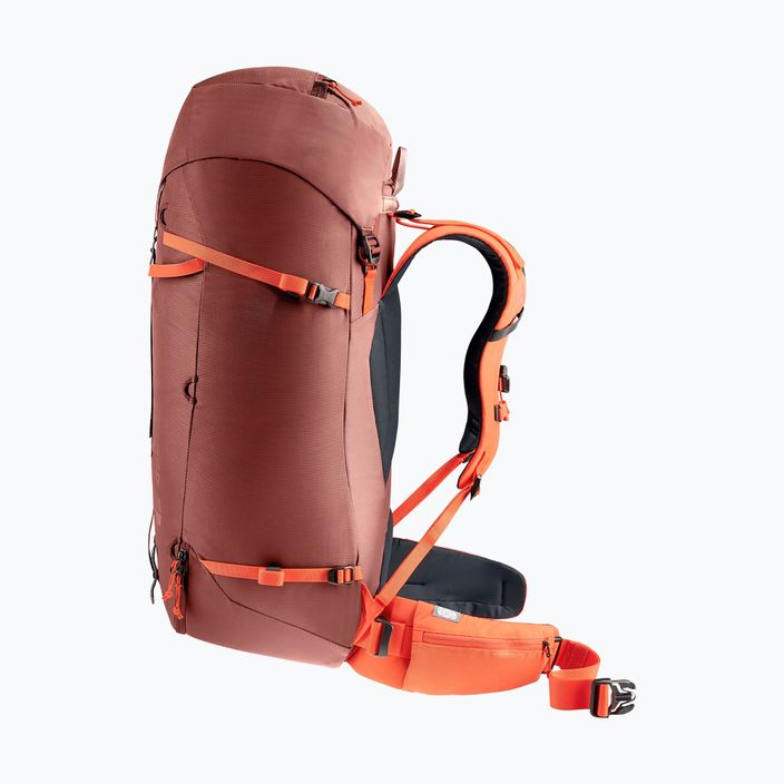 Climbing backpack deuter Guide 44+8 l redwood/papaya 4