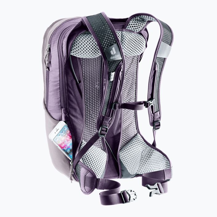 Deuter Race Air 14 + 3 l lavender/purple bicycle backpack 13