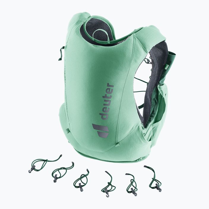 Women's running backpack deuter Traick 9 SL spearmint/seagreen 8