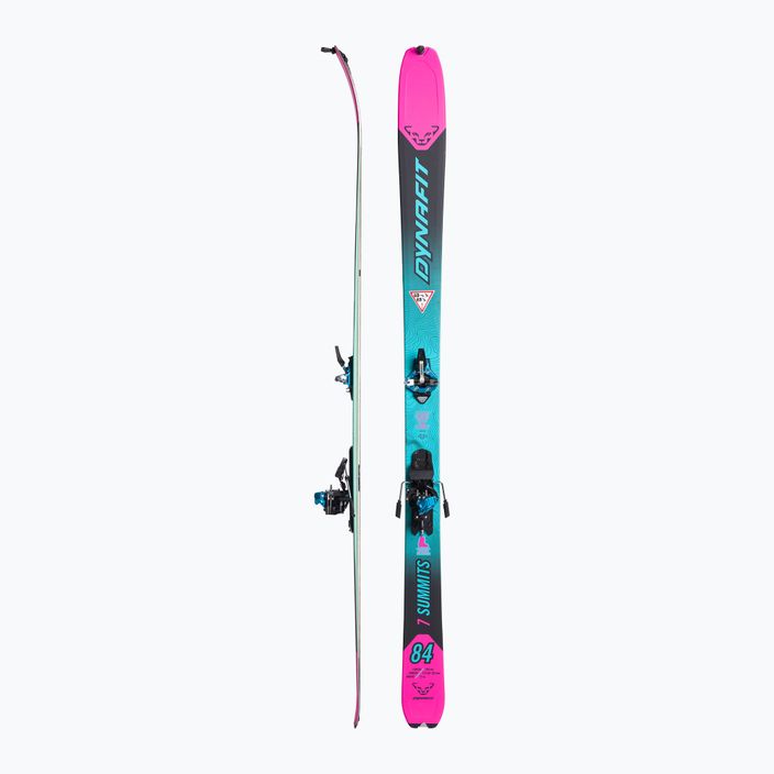 Women's DYNAFIT Seven Summits W + Ski Set blue-pink 08-0000048495 skis 2