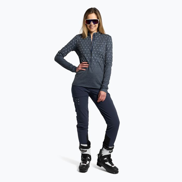 Women's ski sweatshirt Maloja CopperbeechM navy blue 32124-1-8325 2