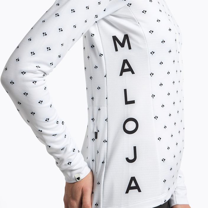 Women's cross-country ski sweatshirt Maloja SawangM 1/1 white 32141 6