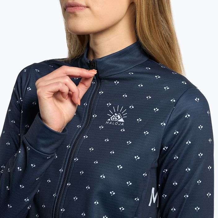 Women's cross-country ski sweatshirt Maloja W'S SawangM 1/1 navy blue 32141-1-8511 8