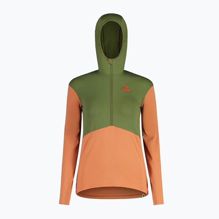 Women's Maloja SchioM green-orange sweatshirt 34150-1-0560 5