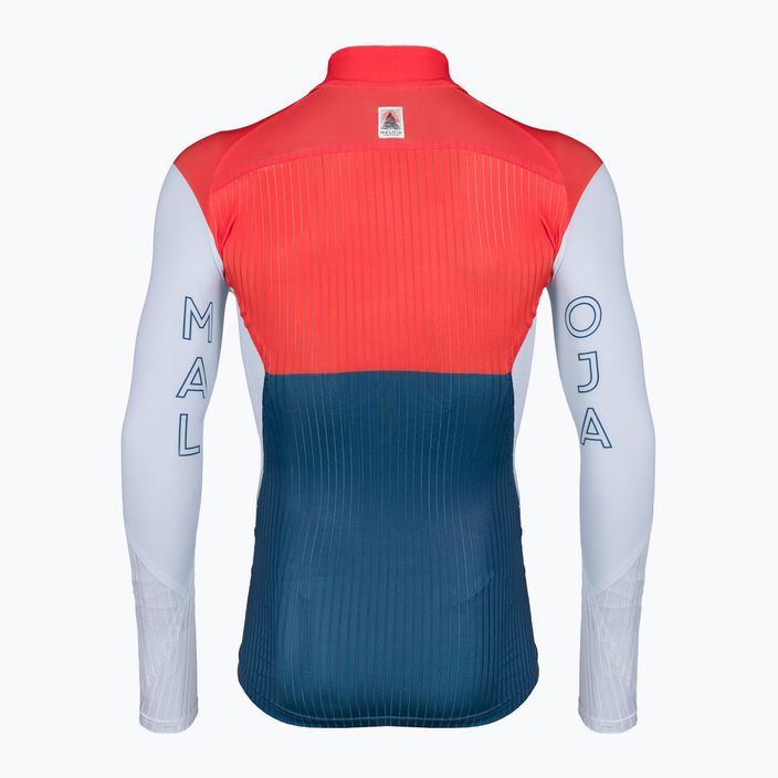 Men's Maloja CastelfondoM colourful cross-country ski sweatshirt 34219-1-8618 2