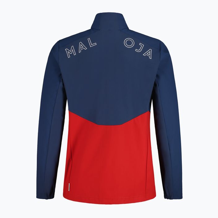Maloja EuleM men's softshell jacket navy blue and red 34230-1-8686 5