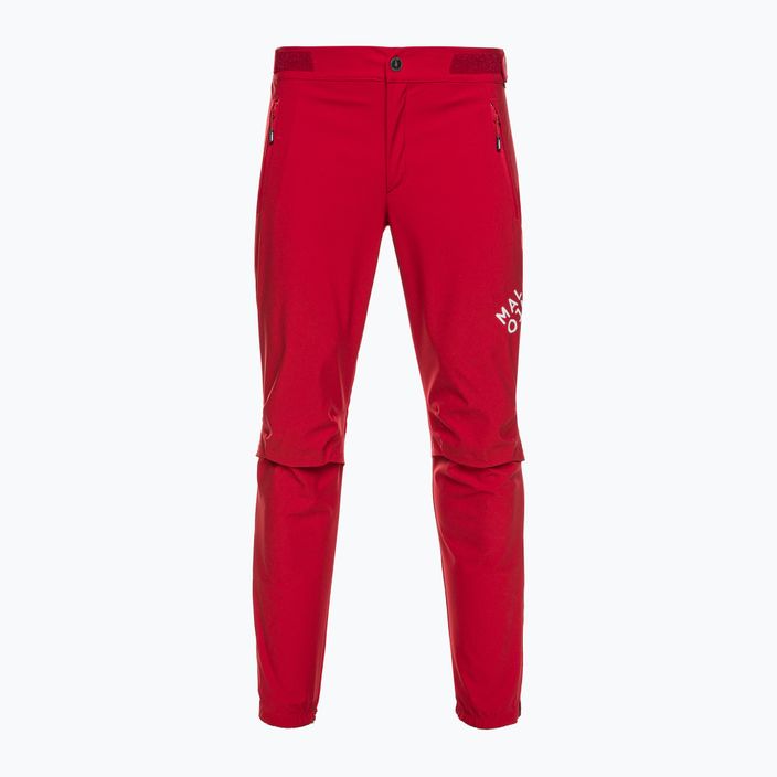 Men's Maloja UlmusM cross-country ski trousers red 34232-1-8669