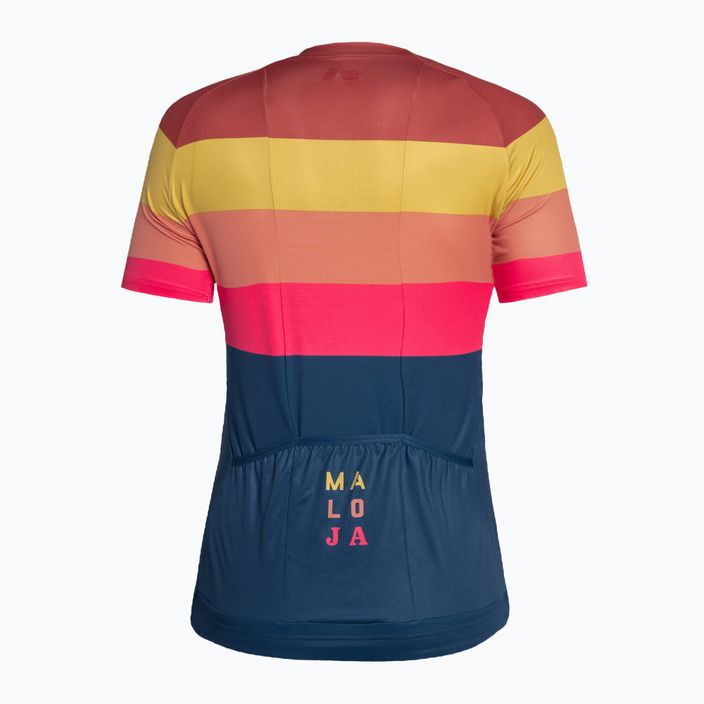 Women's cycling jersey Maloja MadrisaM navy blue and colour 35167 2