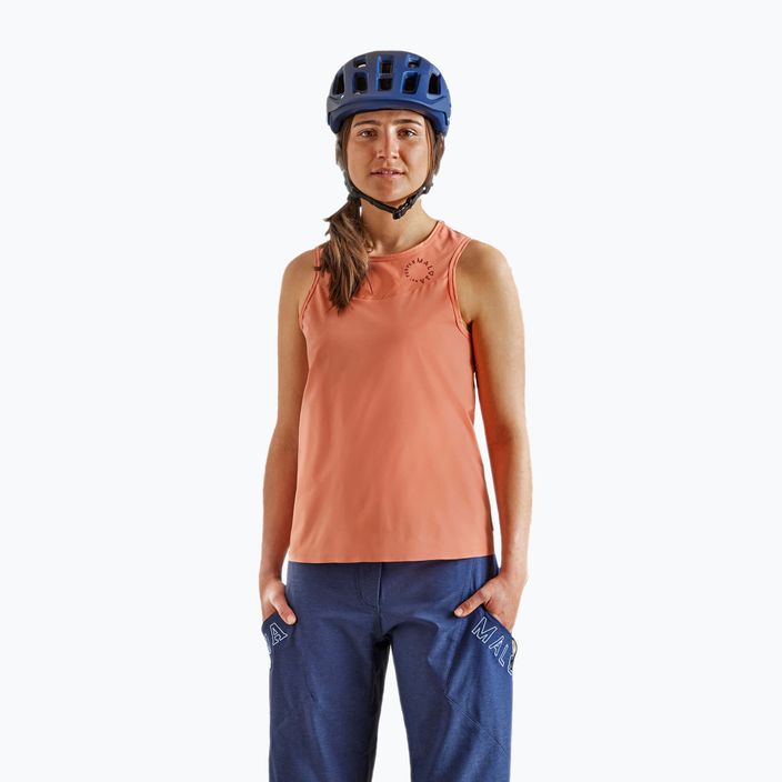Women's cycling jersey Maloja ZuckerhütlM orange 35193