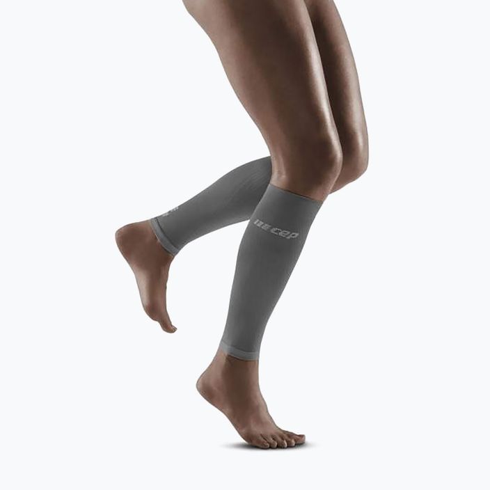CEP Ultralight 2.0 women's calf compression bands grey WS40JY2 5