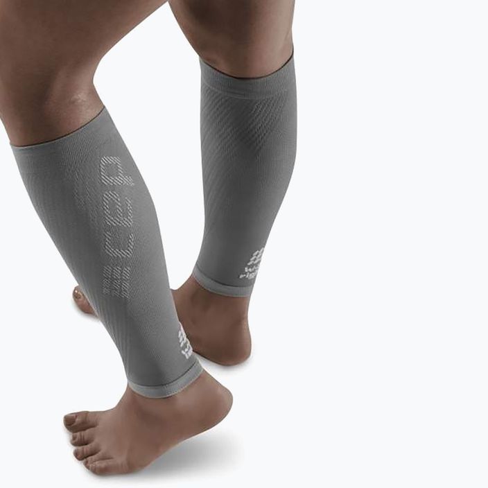 CEP Ultralight 2.0 women's calf compression bands grey WS40JY2 7