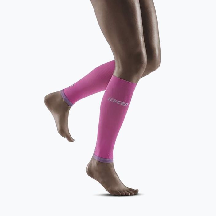 CEP Ultralight 2.0 Women's Calf Compression Bands Pink WS40LY2 5