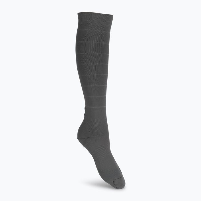 CEP Reflective grey women's compression running socks WP402Z