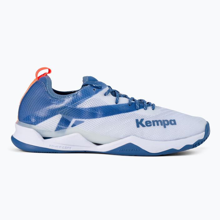 Kempa Wing Lite 2.0 men's handball shoes white and blue 200852003 2