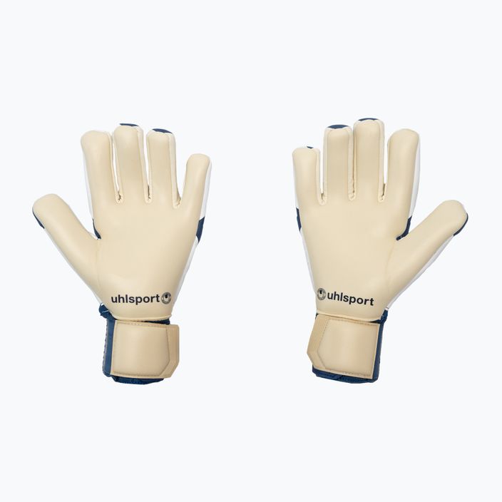 Uhlsport Hyperact Absolutgrip HN blue and white goalkeeper gloves 101123501 2