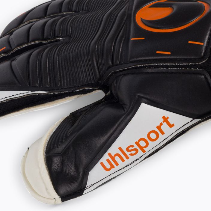 Uhlsport Speed Contact Soft Flex Frame goalkeeper gloves black and white 101126701 3