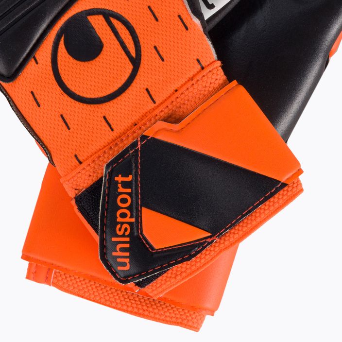 Uhlsport Super Resist+ Hn goalkeeper gloves orange and white 101127301 4