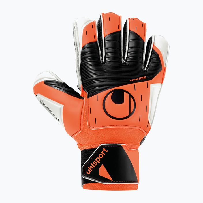 Uhlsport Soft Resist+ Flex Frame goalkeeper gloves orange and white 101127401 5