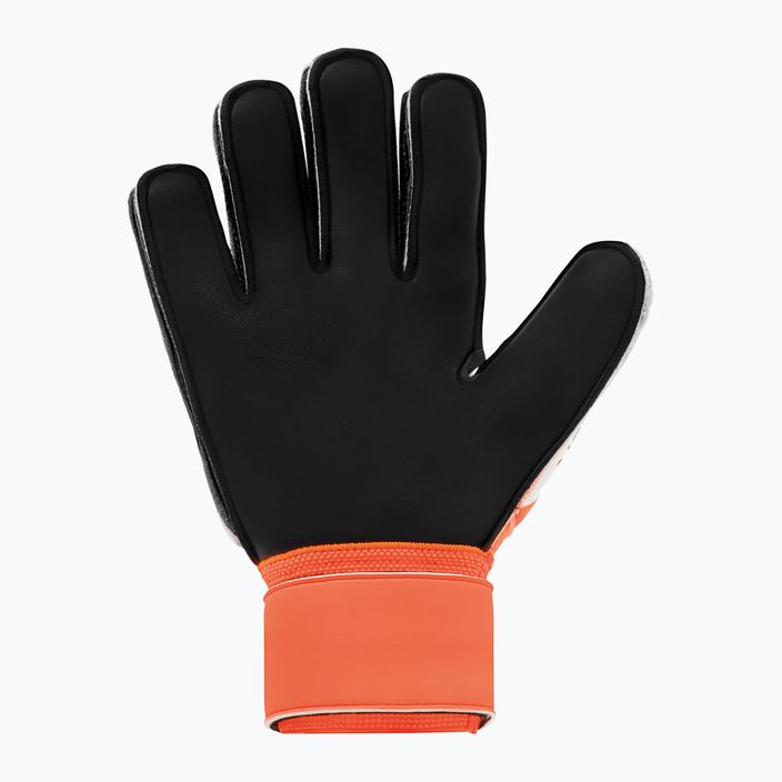 Uhlsport Soft Resist+ Flex Frame goalkeeper gloves orange and white 101127401 6