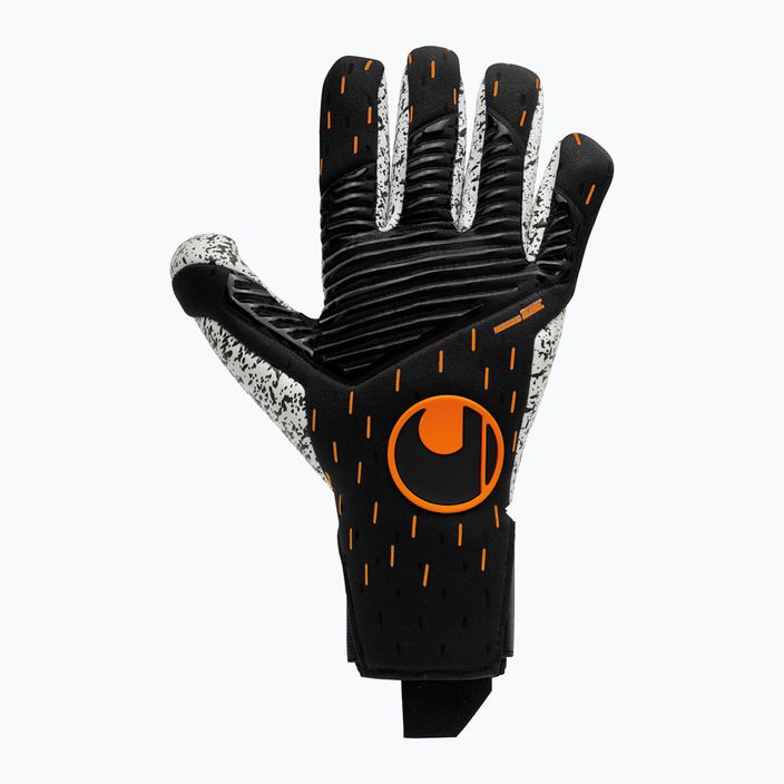 Uhlsport Speed Contact Supergrip+ Finger Surround goalkeeper gloves black and white 101126001 5