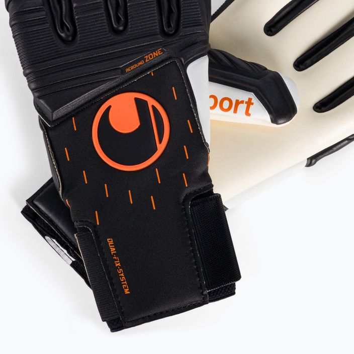 Uhlsport Speed Contact Absolutgrip Hn goalkeeper gloves black and white 101126401 4