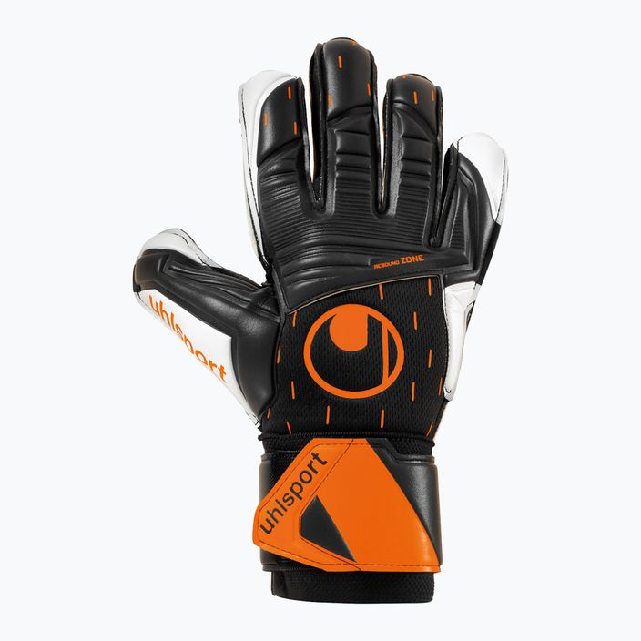 Uhlsport Speed Contact Supersoft goalkeeper gloves black and white 101126601 5