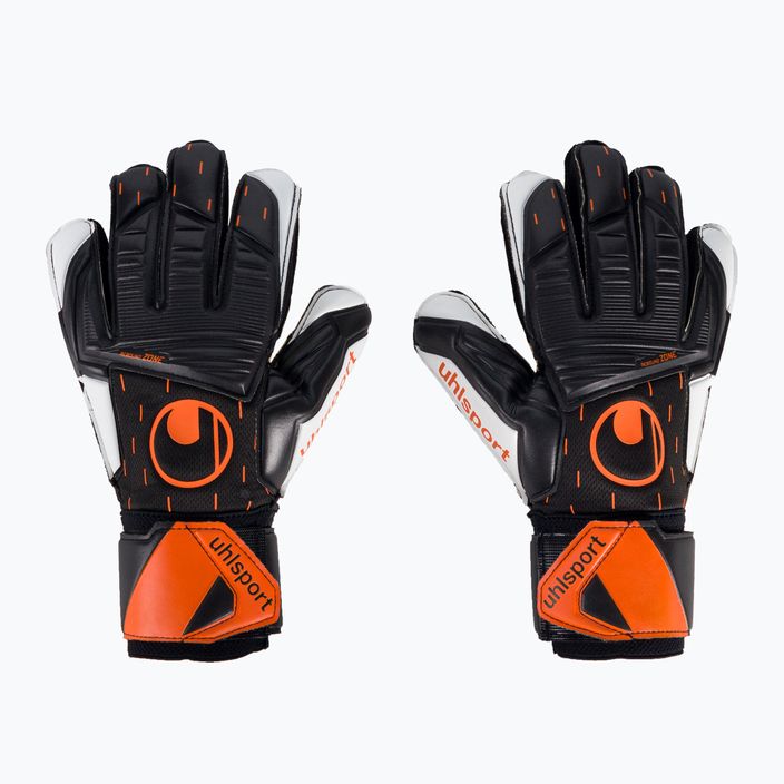 Uhlsport Speed Contact Supersoft goalkeeper gloves black and white 101126601