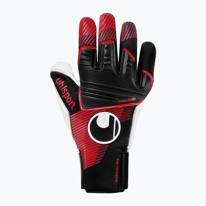 Children's goalkeeper gloves uhlsport Powerline Absolutgrip black/red/white