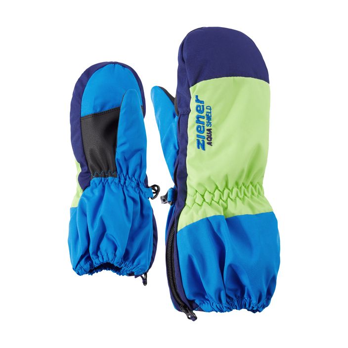 ZIENER Levi As Minis Persian Blue Ski Gloves 2