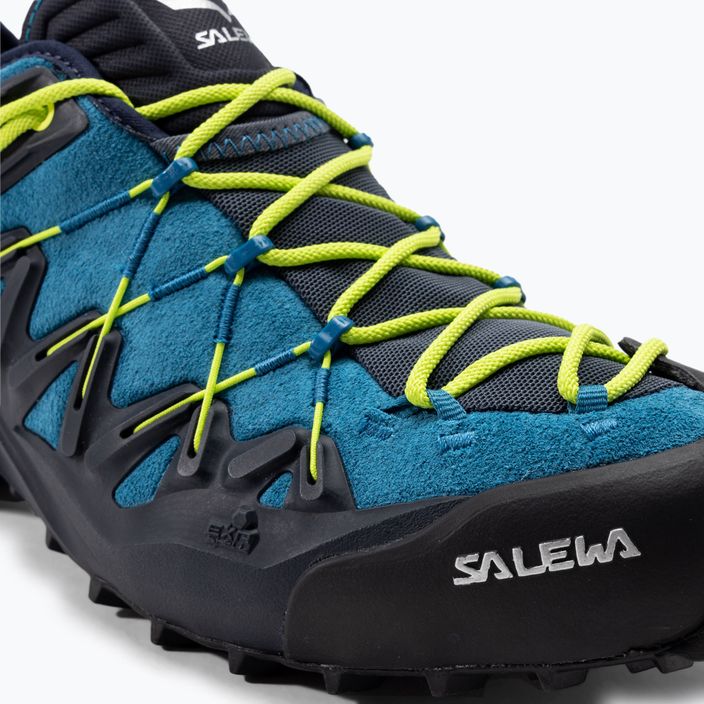 Men's Salewa Wildfire Edge approach shoe blue/yellow 0000061346 7