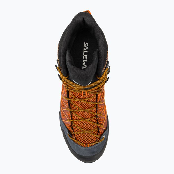 Men's trekking boots Salewa MTN Trainer Lite Mid GTX black out/carrot 5