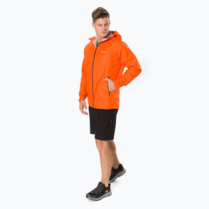 Salewa men's rain jacket Puez Aqua 3 PTX orange 00-0000024545 2