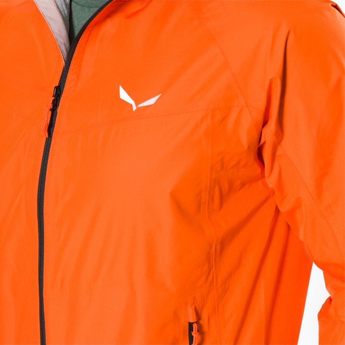 Salewa men's rain jacket Puez Aqua 3 PTX orange 00-0000024545 5