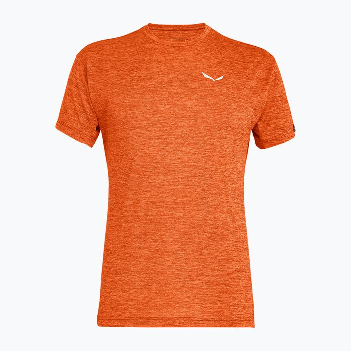 Men's trekking shirt Salewa Puez Melange Dry red orange melange 00-0000026537