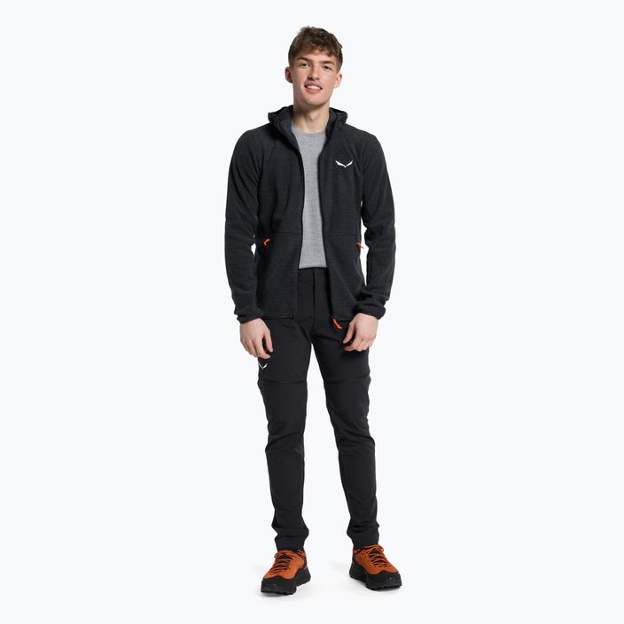 Men's Salewa Nuvolao EN fleece sweatshirt black 00-0000027922 2